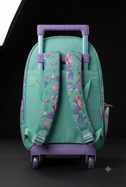 Bigman Mermaid Trolley School Backpack for Girls