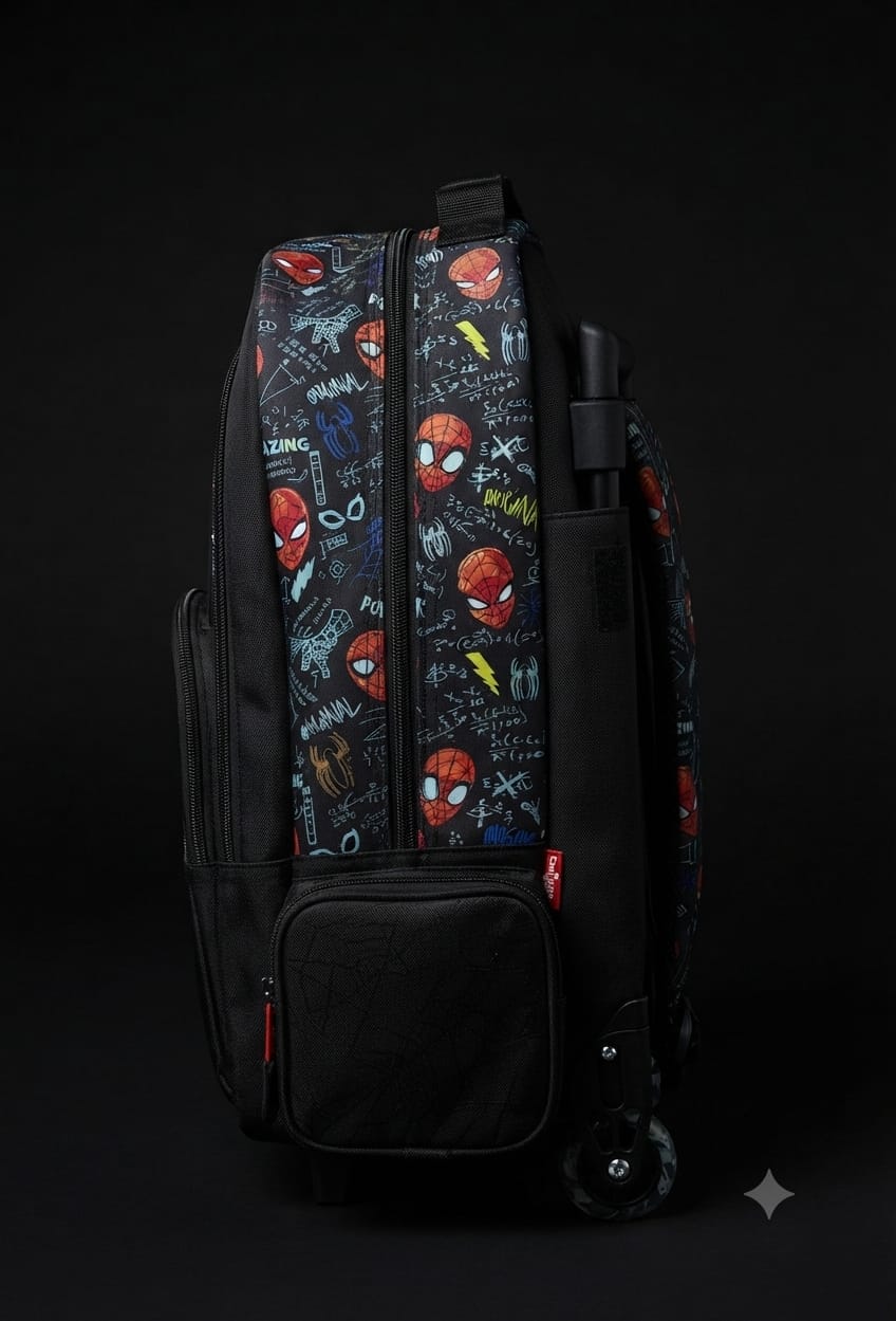 Bigman Spider Hero Trolley School Backpack for Kids