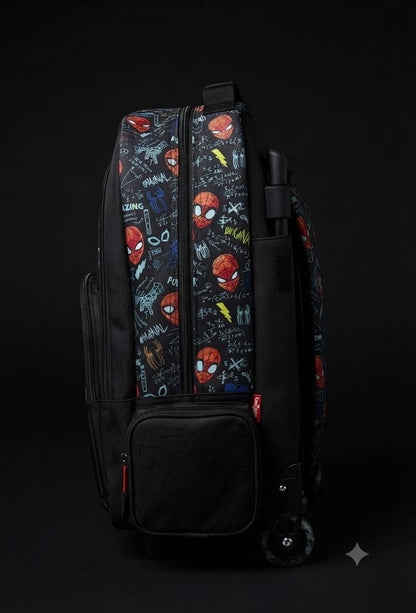 Bigman Spider Hero Trolley School Backpack for Kids