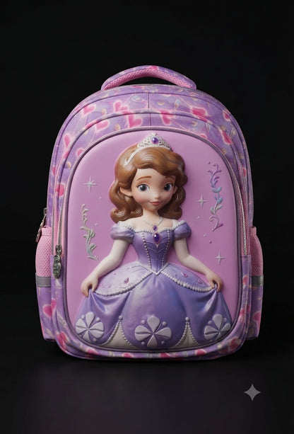 Bigman Princess 3D School Backpack for Girls