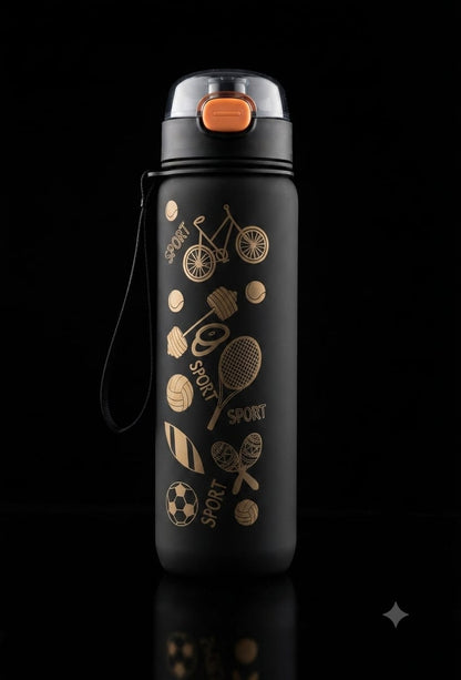 Bigman Premium Sports Water Bottle with Straw – 900ml