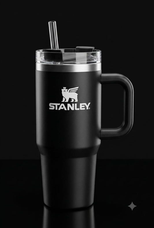 Bigman 13oz Stainless Steel Insulated Tumbler with Handle & Straw