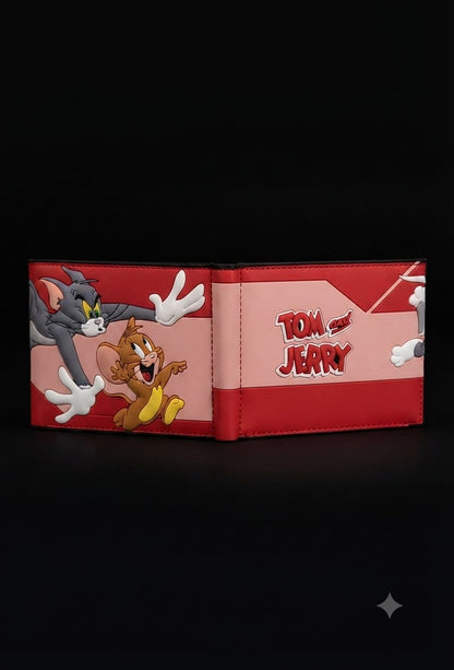 Tom & Jerry Cartoon Bi-Fold Wallet