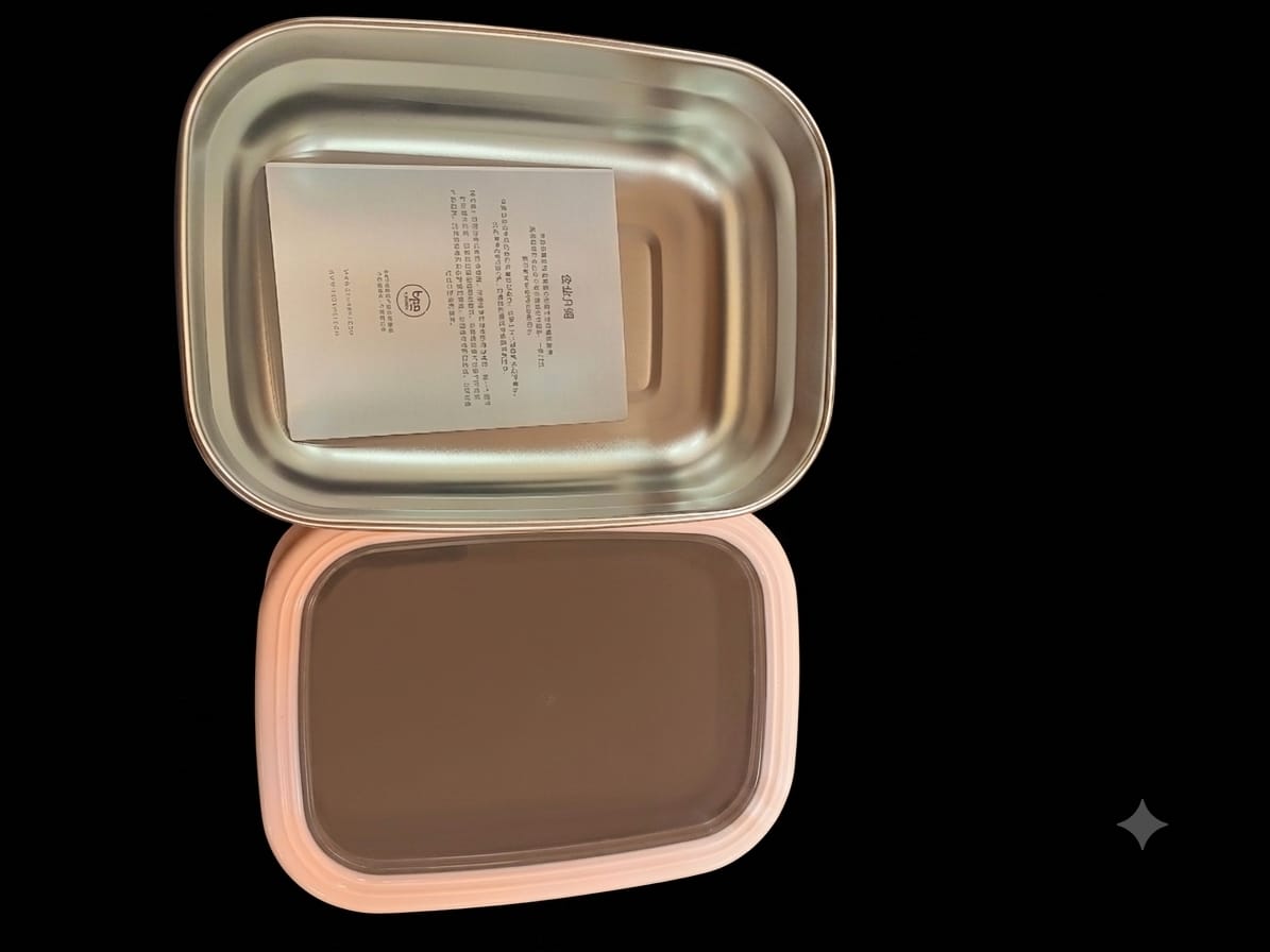 Premium Stainless Steel Lunch Box with Silicone Lid