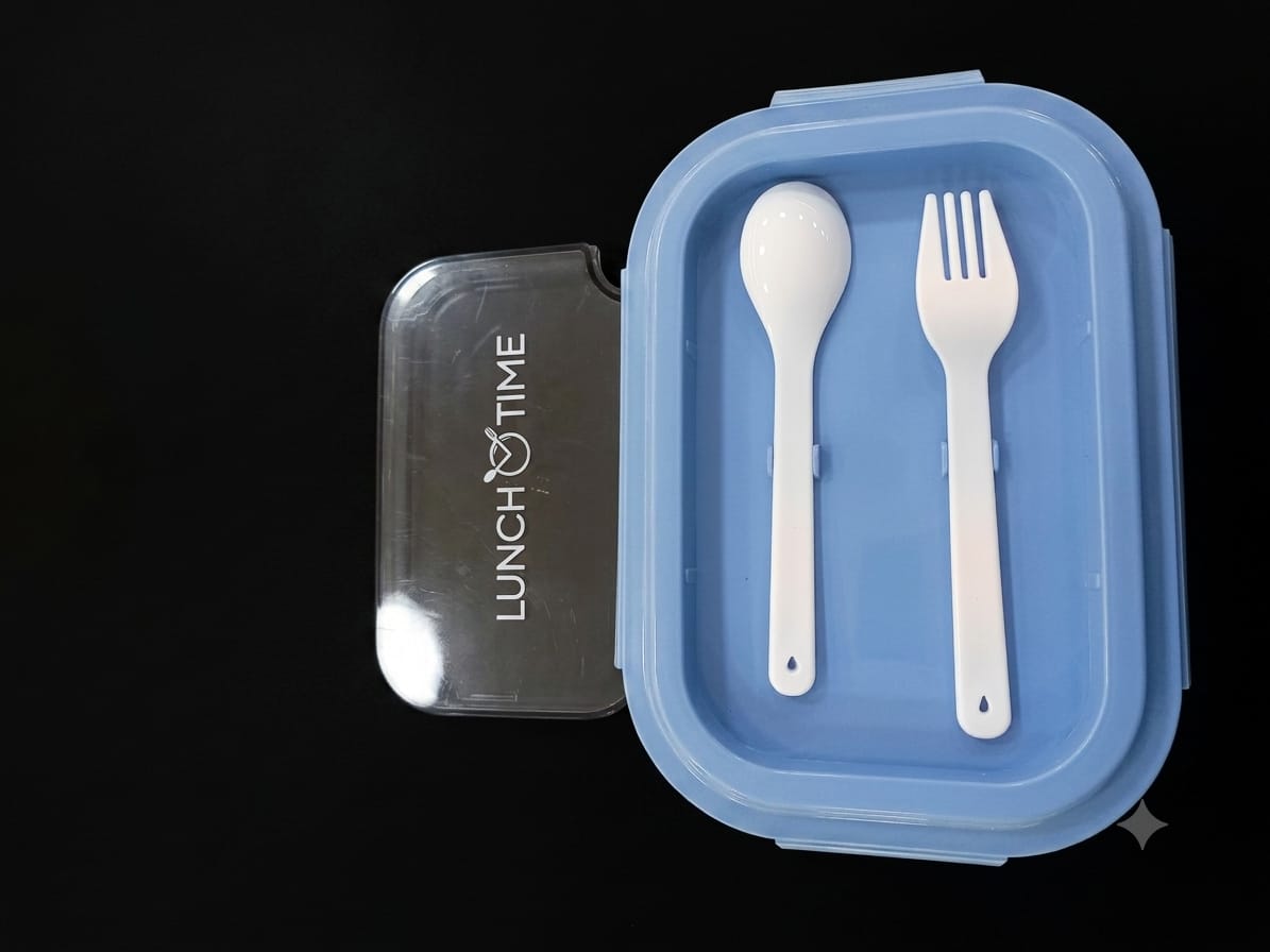 Kids Lunch Box with Spoon & Fork