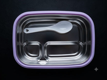 Cute Kuromi Stainless Steel Lunch Box for Kids