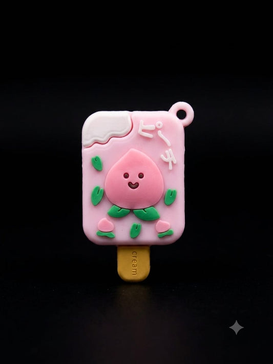 BIGMAN Peach Popsicle Fridge Magnet
