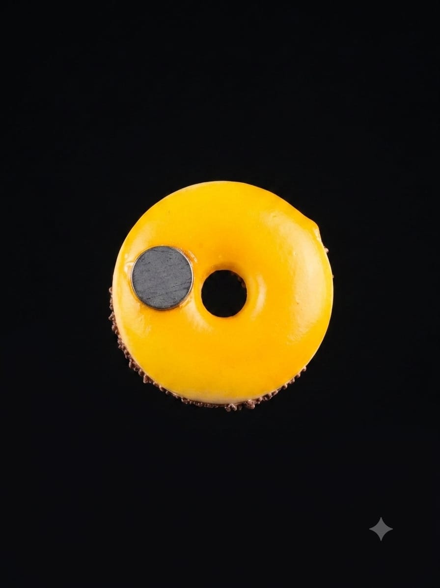 BIGMAN Green Donut Fridge Magnet