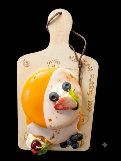 BIGMAN Orange Cake Fridge Magnet