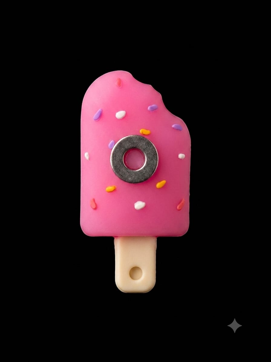 BIGMAN Pink Popsicle Fridge Magnet