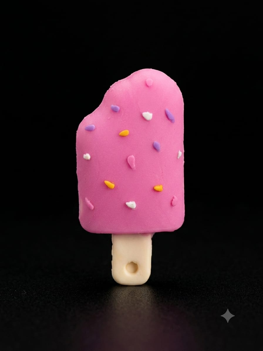 BIGMAN Pink Popsicle Fridge Magnet