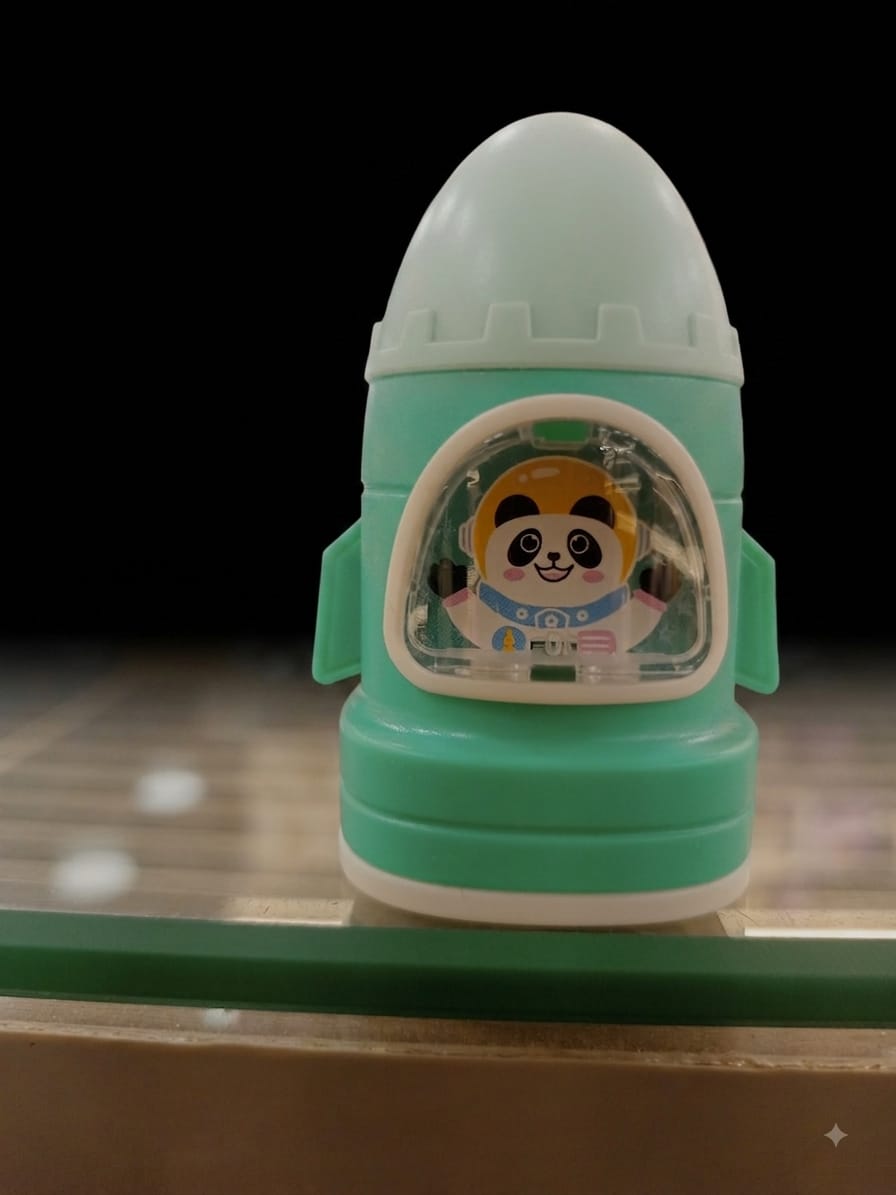 Bigman Rocket Panda Kids Pencil Sharpener