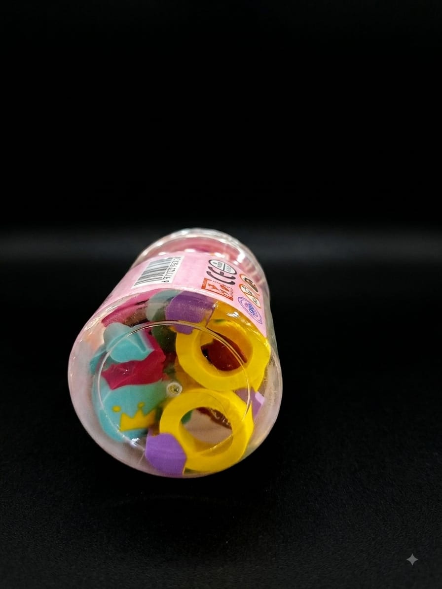 Cute Candy Eraser Jar Set