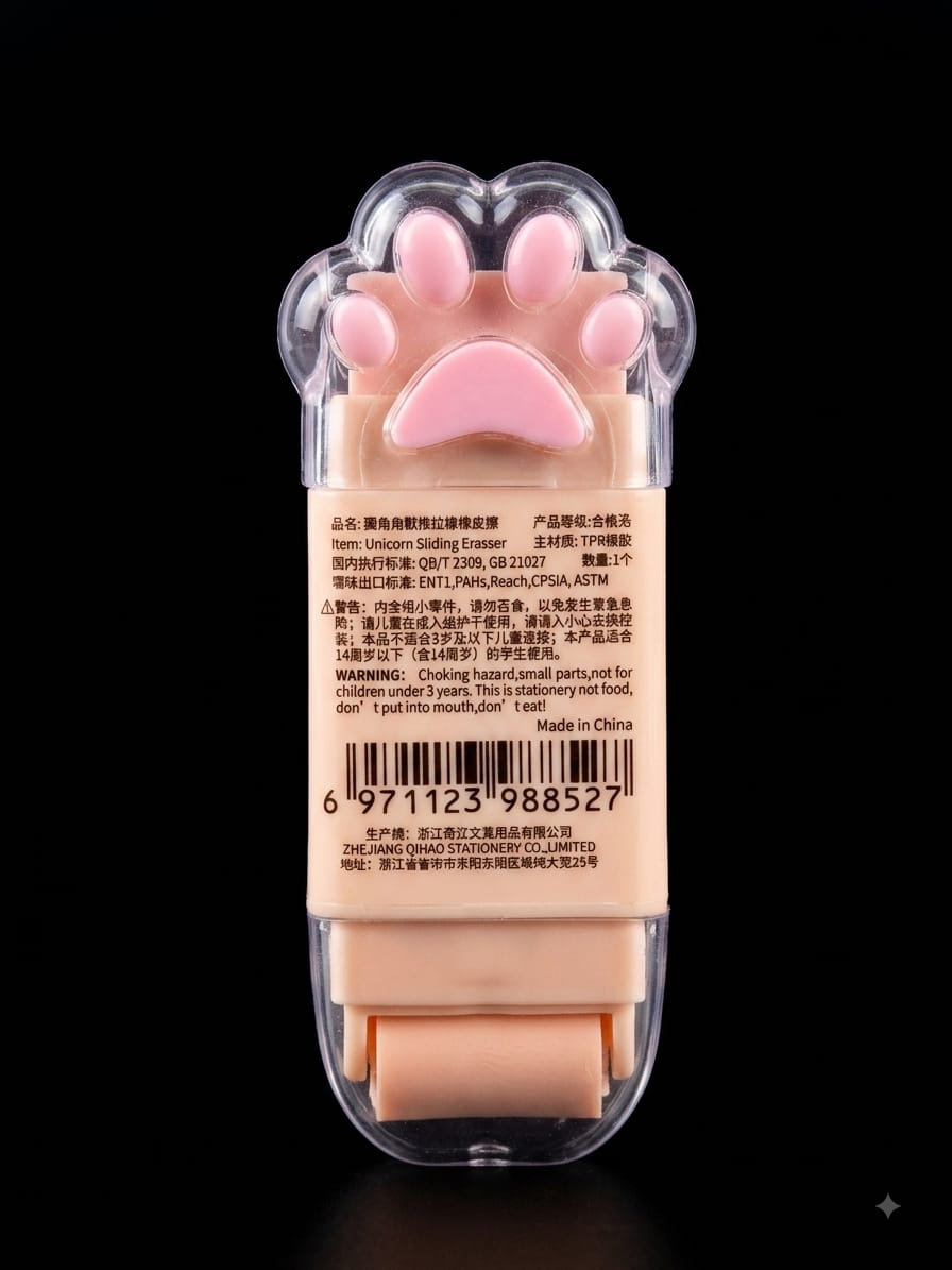 Cute Cat Paw Eraser