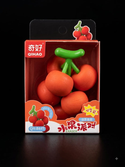 Bigman Lychee Fruit Eraser Set