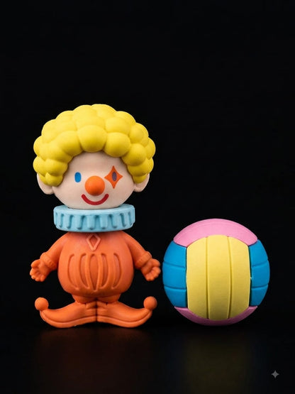 Bigman Circus Box Eraser Set