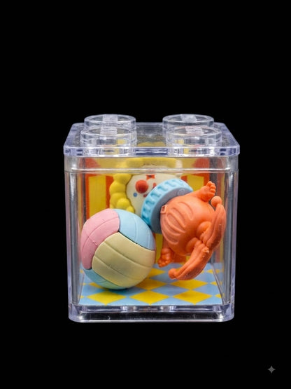 Bigman Circus Box Eraser Set