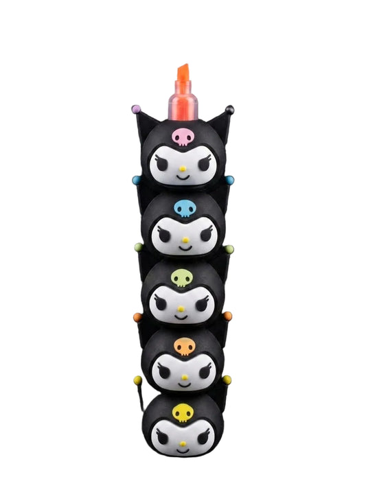 Bigman Stacking Kuromi Highlighter Set