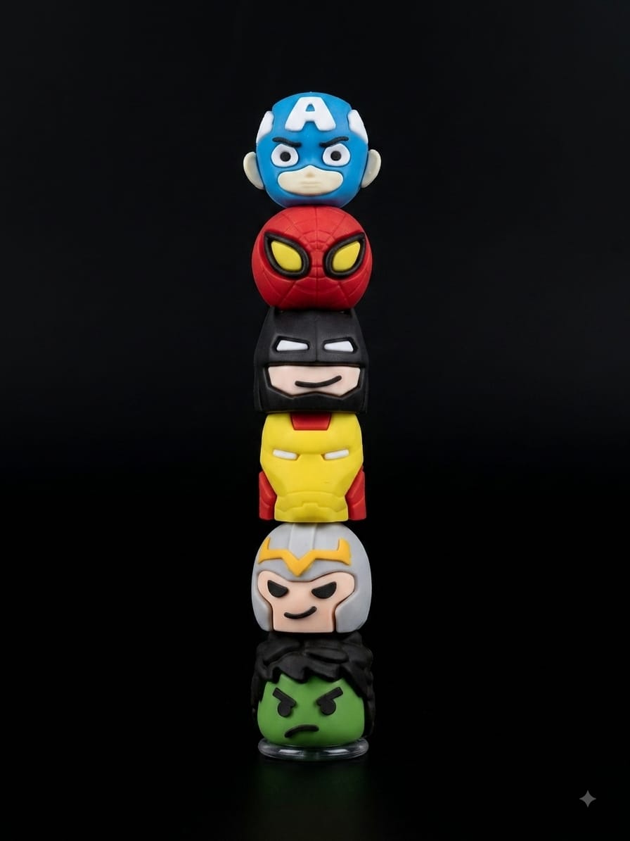 Bigman Stacking Superhero Highlighter Set