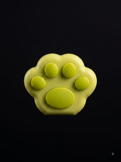 Bigman Green Cat Paw Eraser & Sharpener