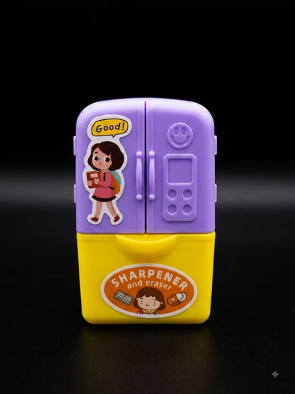 Bigman Purple Refrigerator Eraser & Sharpener