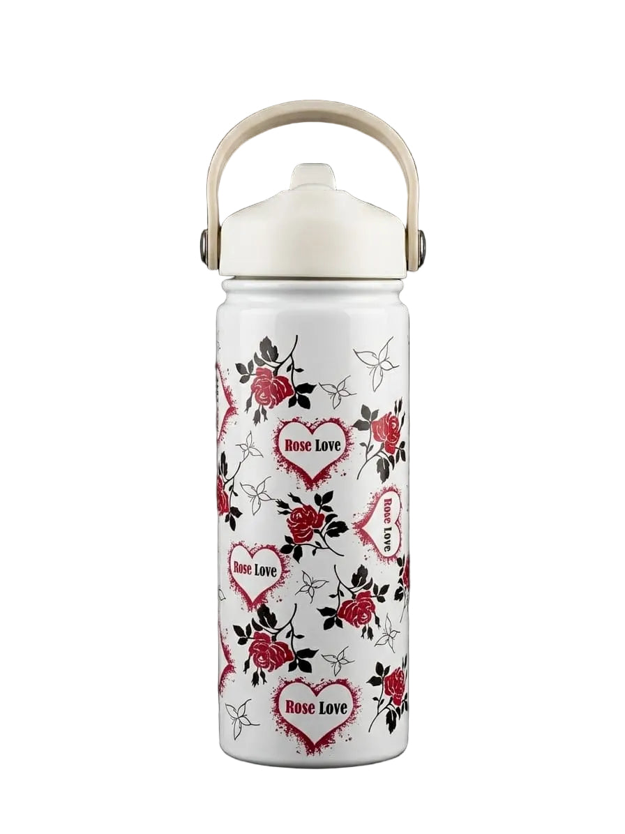 Bigman Rose Love Stainless Steel Bottle