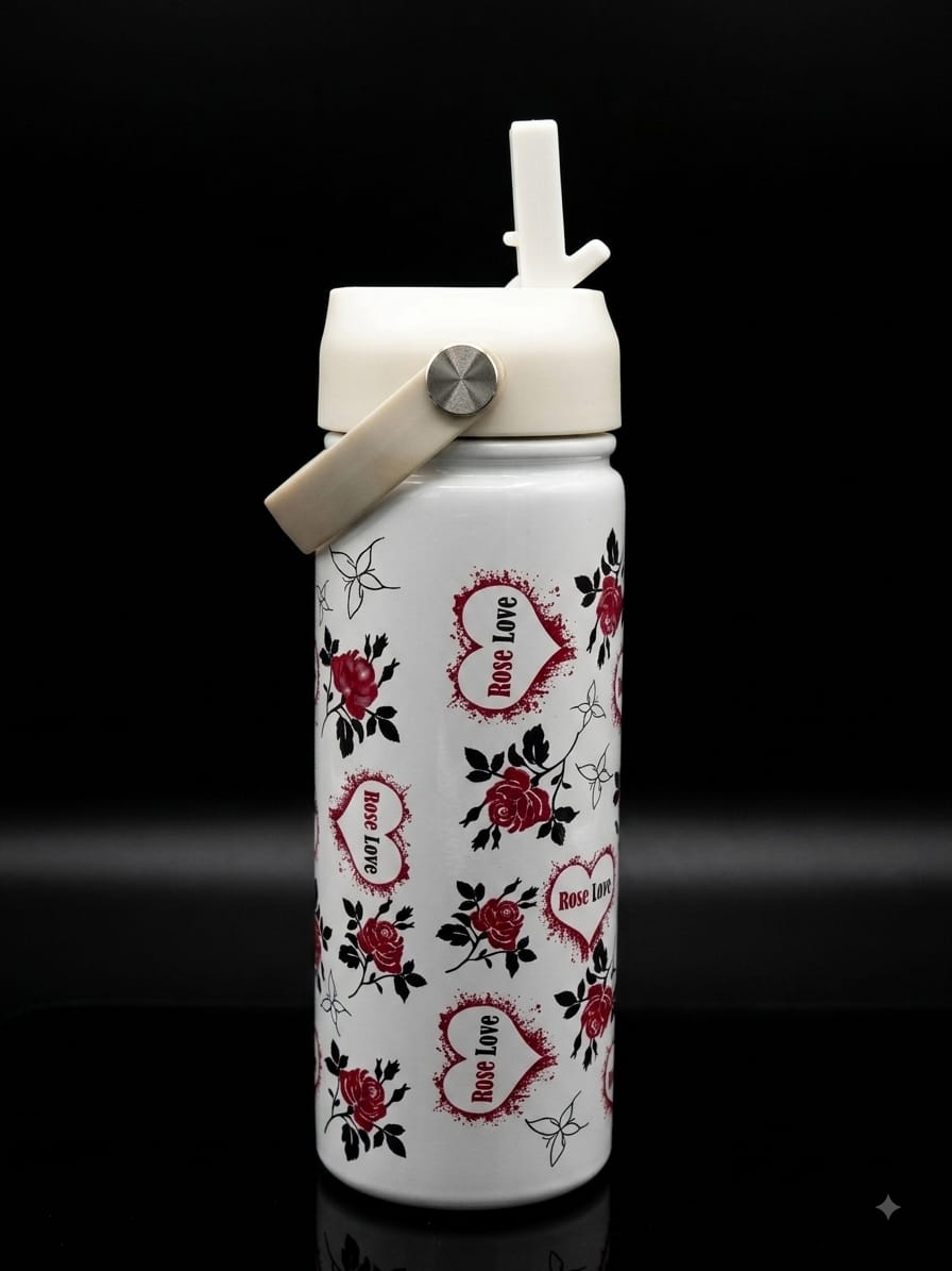 Bigman Rose Love Stainless Steel Bottle