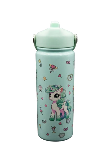 Bigman Unicorn Mint Green Water Bottle