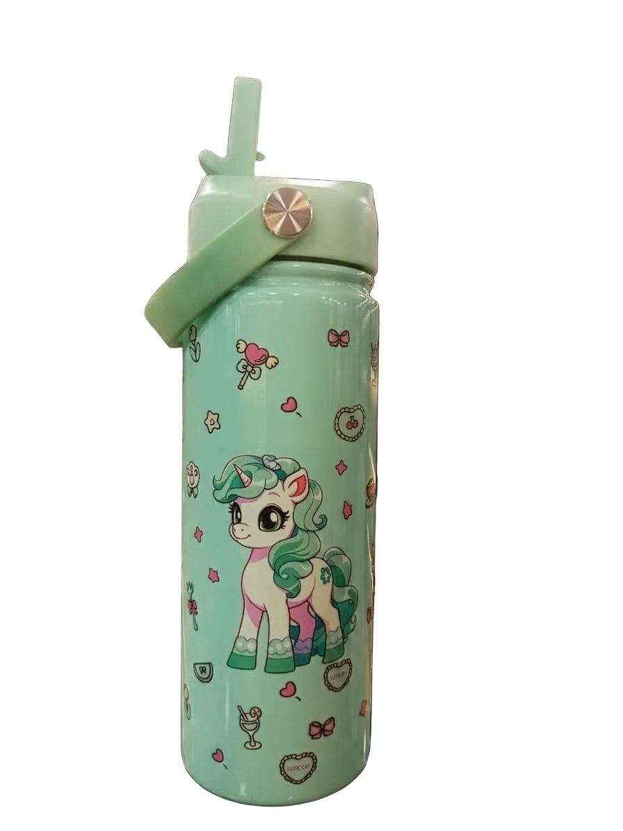 Bigman Unicorn Mint Green Water Bottle