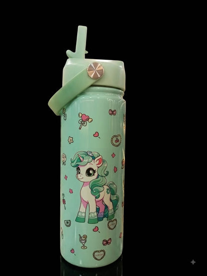 Bigman Unicorn Mint Green Water Bottle