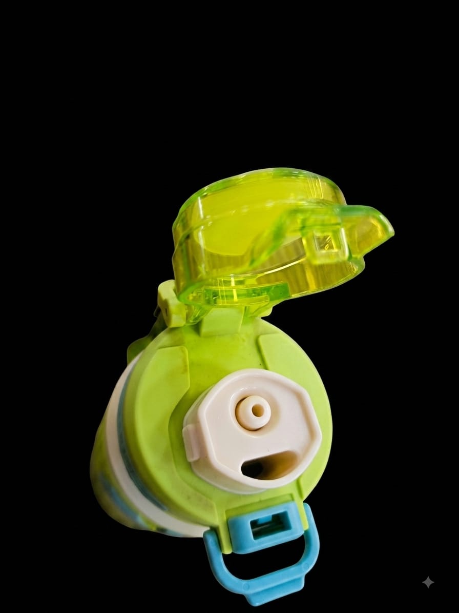 Bigman Green Sports Water Bottle with Strap