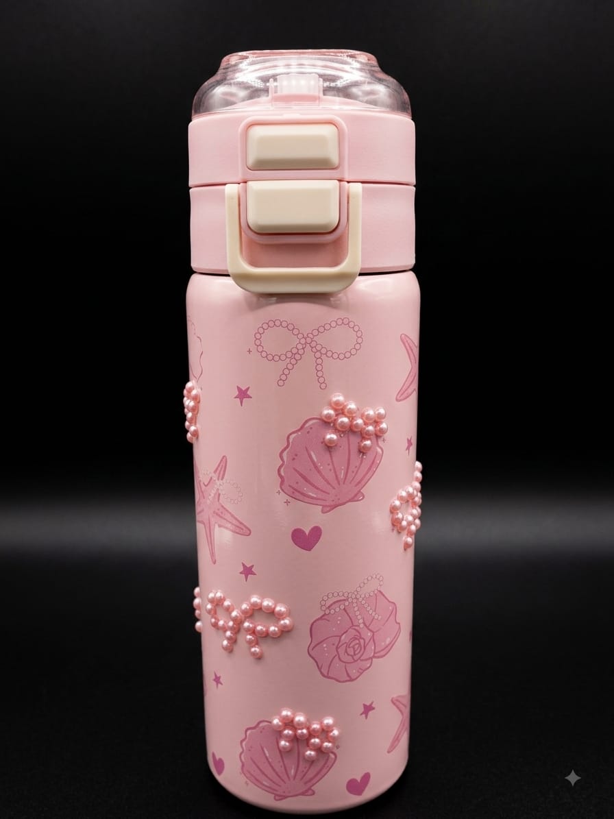 BIGMAN Pink Water Bottle