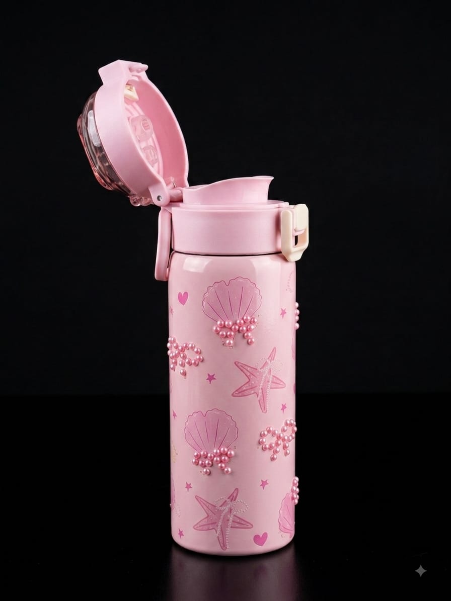 BIGMAN Pink Water Bottle