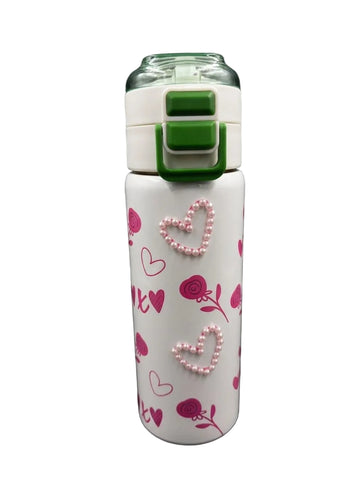 BIGMAN Heart Pearl Water Bottle