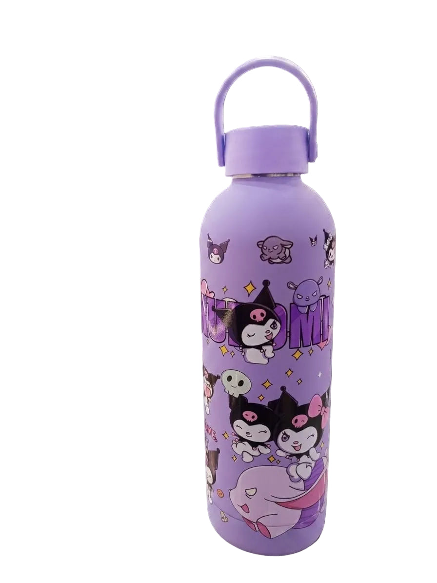 BIGMAN Kuromi Purple Water Bottle