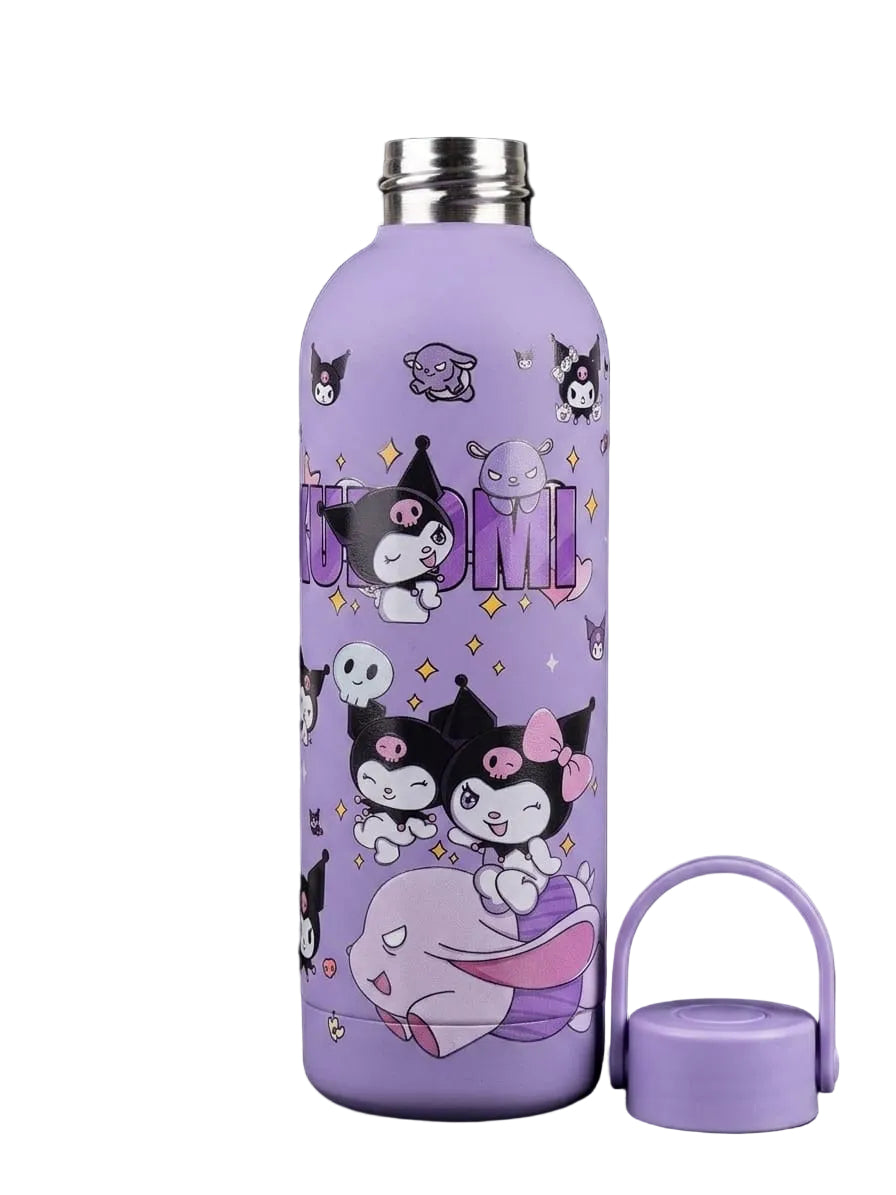 BIGMAN Kuromi Purple Water Bottle