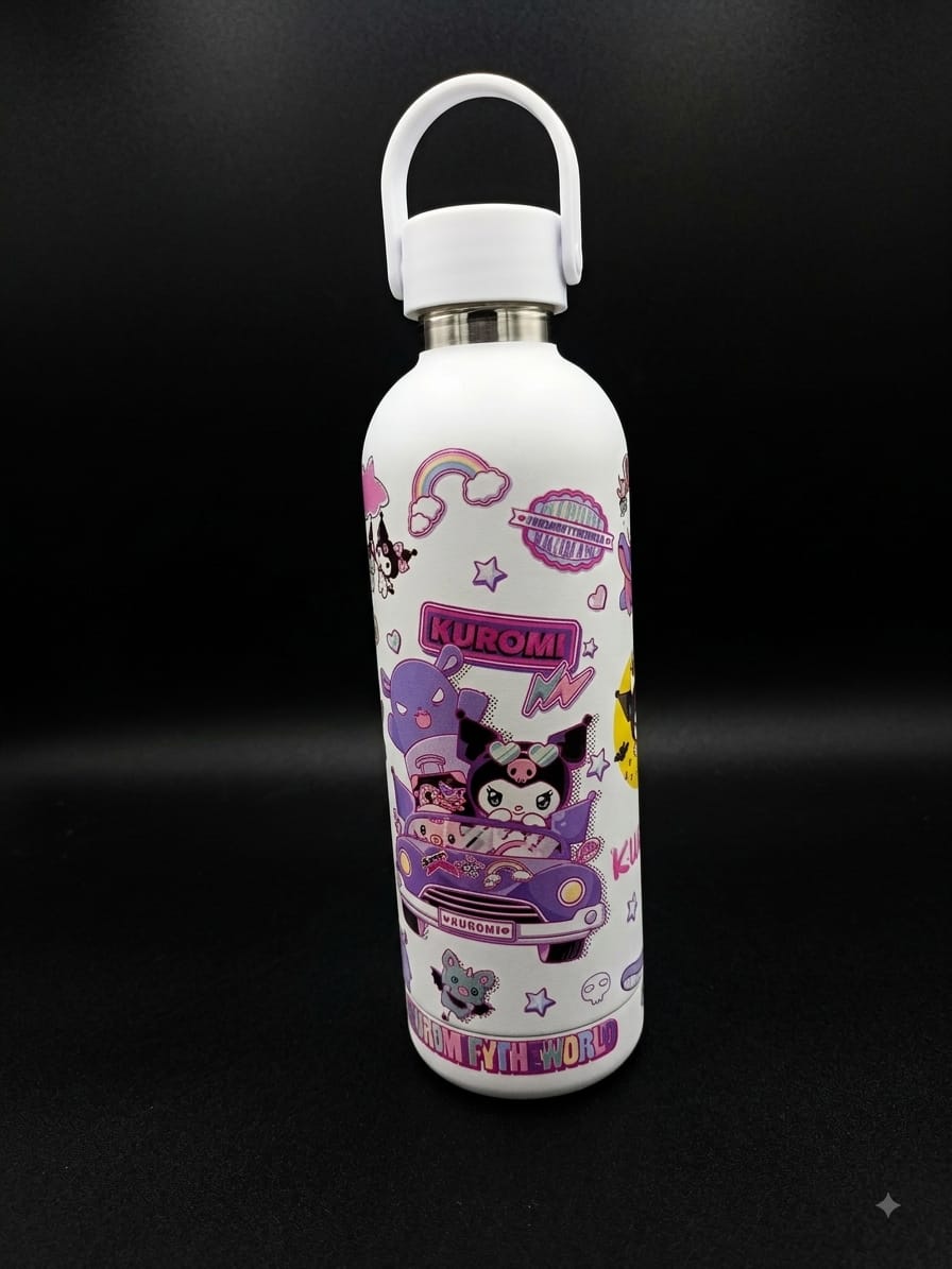 BIGMAN Kuromi White Water Bottle