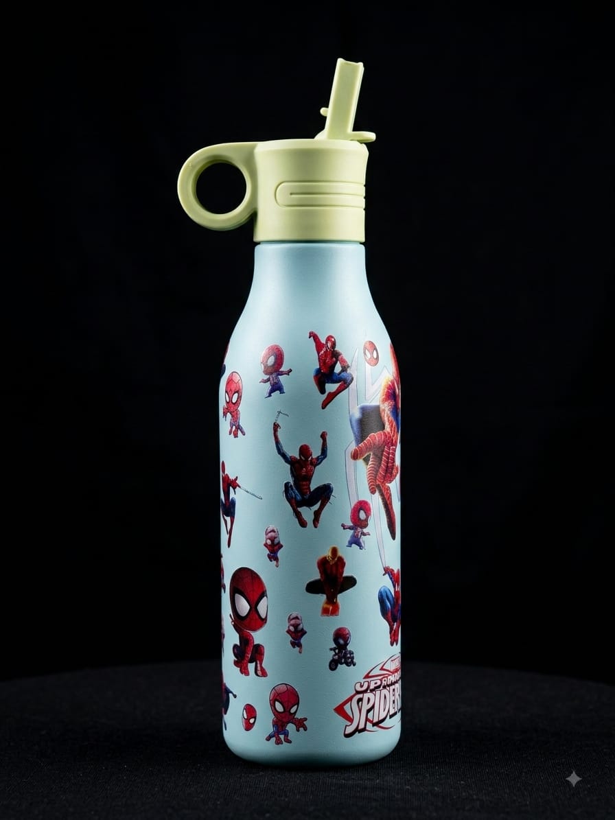 BIGMAN Spiderman Blue Water Bottle