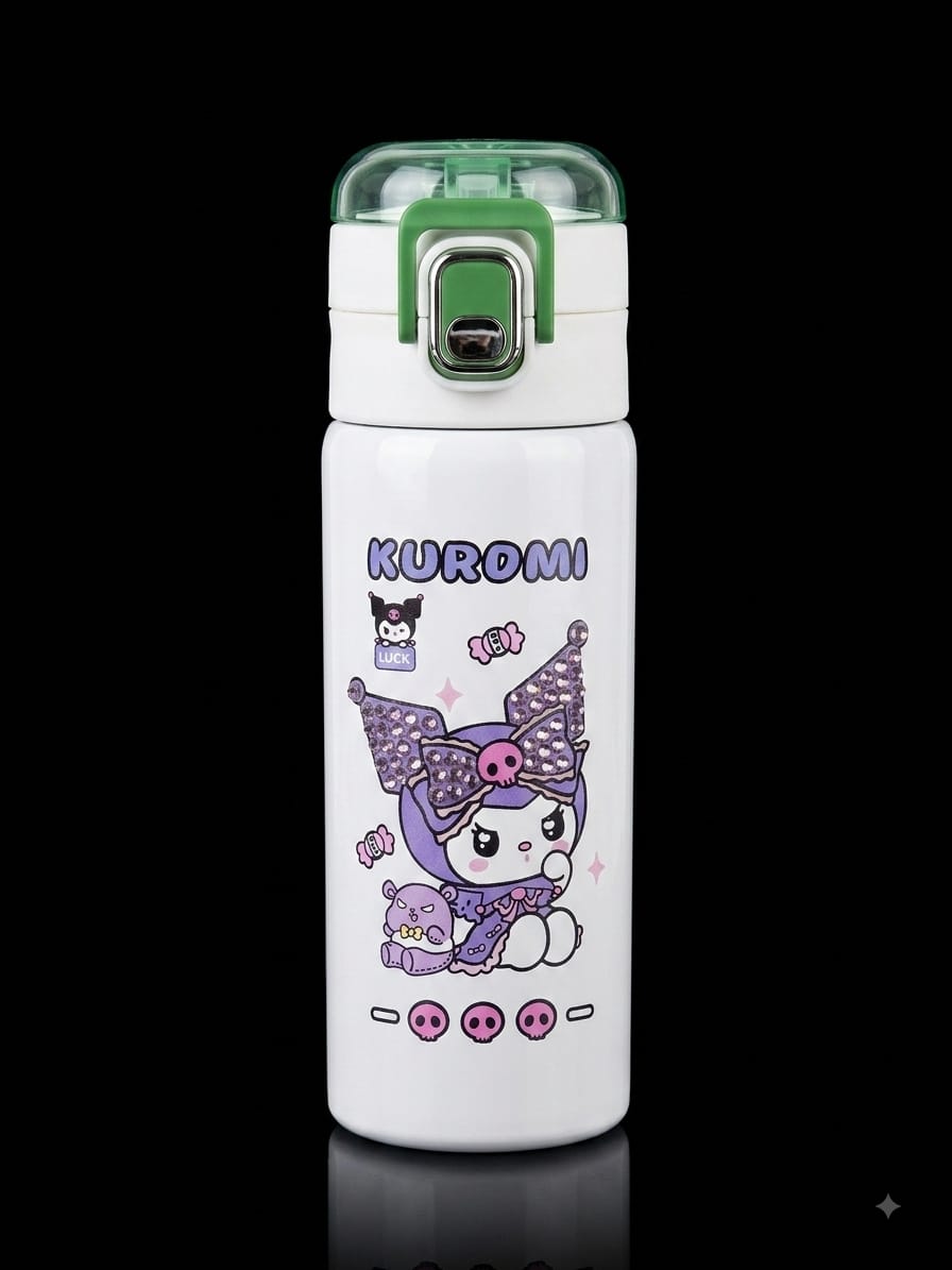 BIGMAN Kuromi White Water Bottle