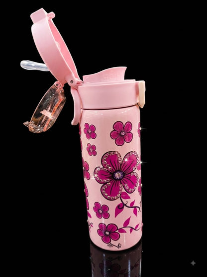 BIGMAN Floral Blossom Water Bottle