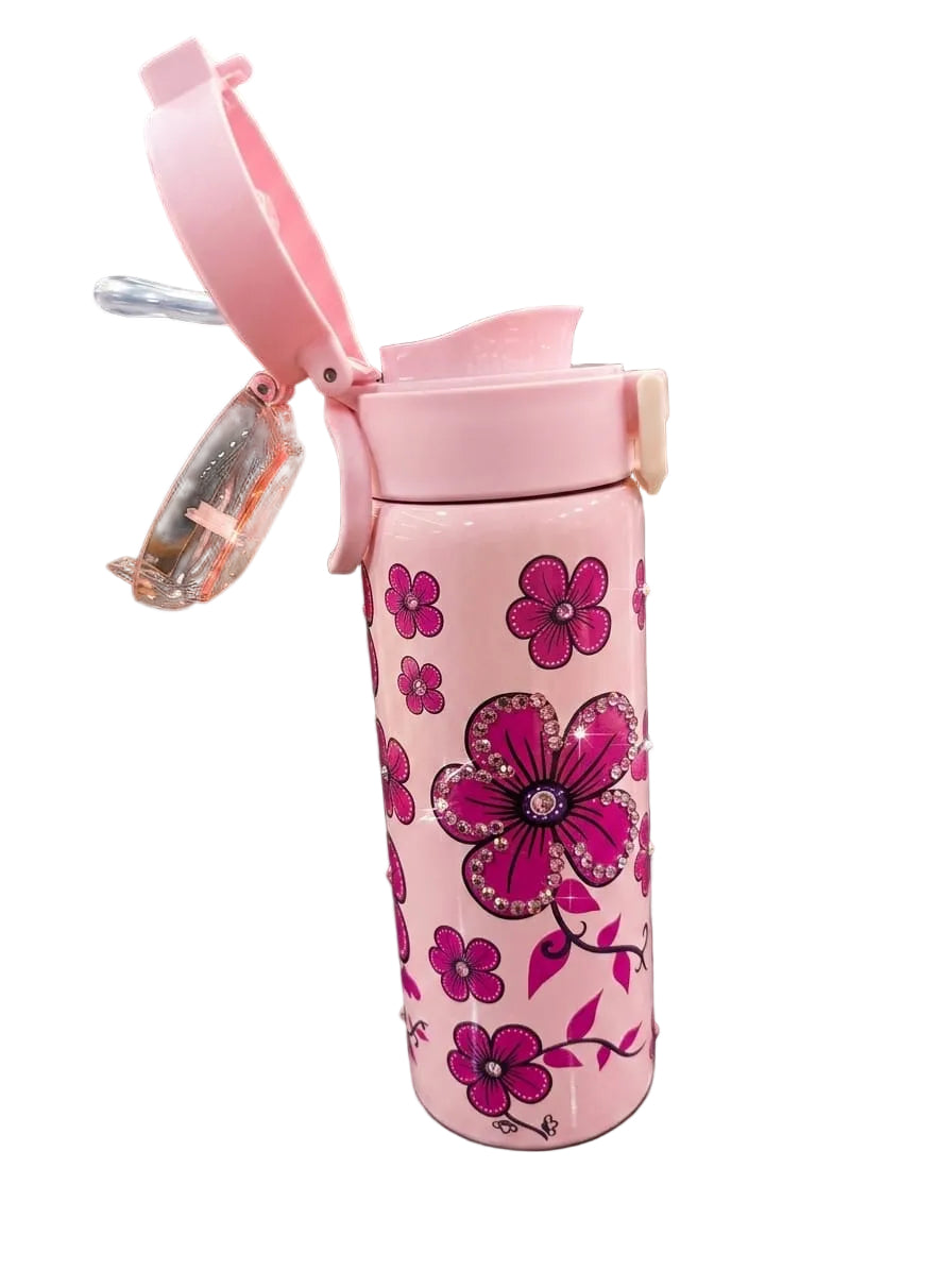 BIGMAN Floral Blossom Water Bottle