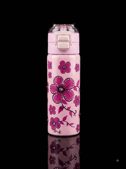 BIGMAN Floral Blossom Water Bottle
