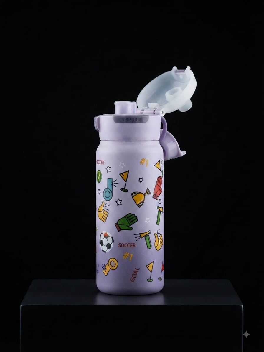 BIGMAN Kids Soccer Water Bottle