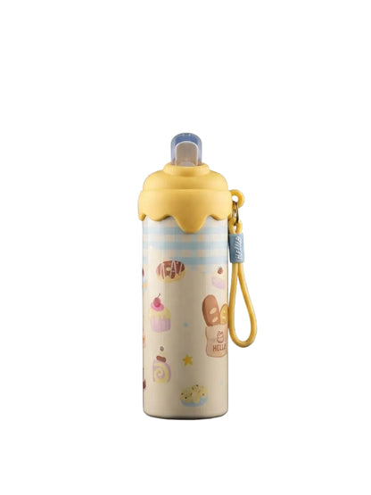Bigman Kawaii Yellow Dessert Sipper Bottle