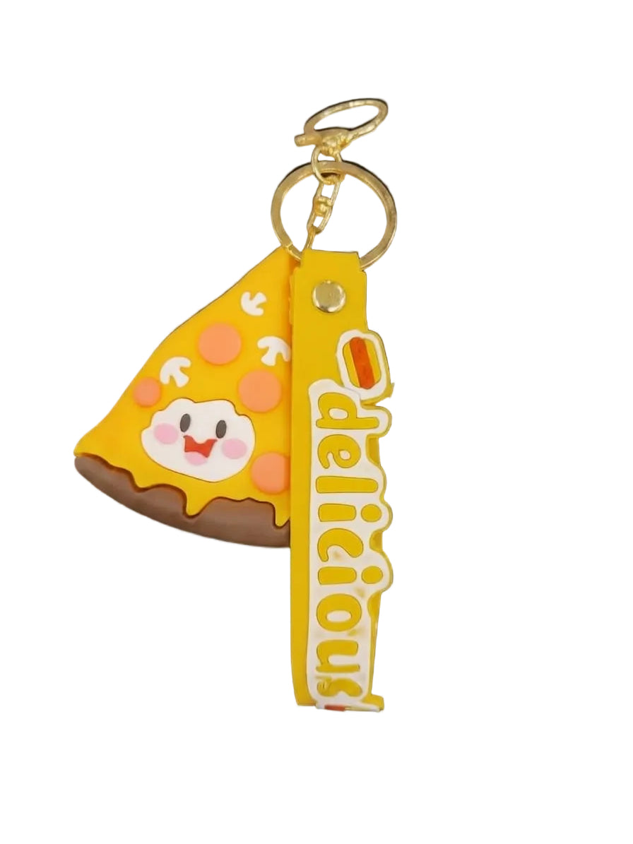 Bigman Cute Pizza Slice Keychain