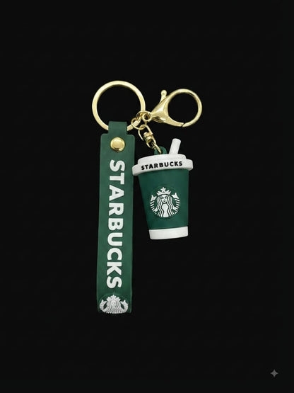 Bigman Starbucks Cup Keychain