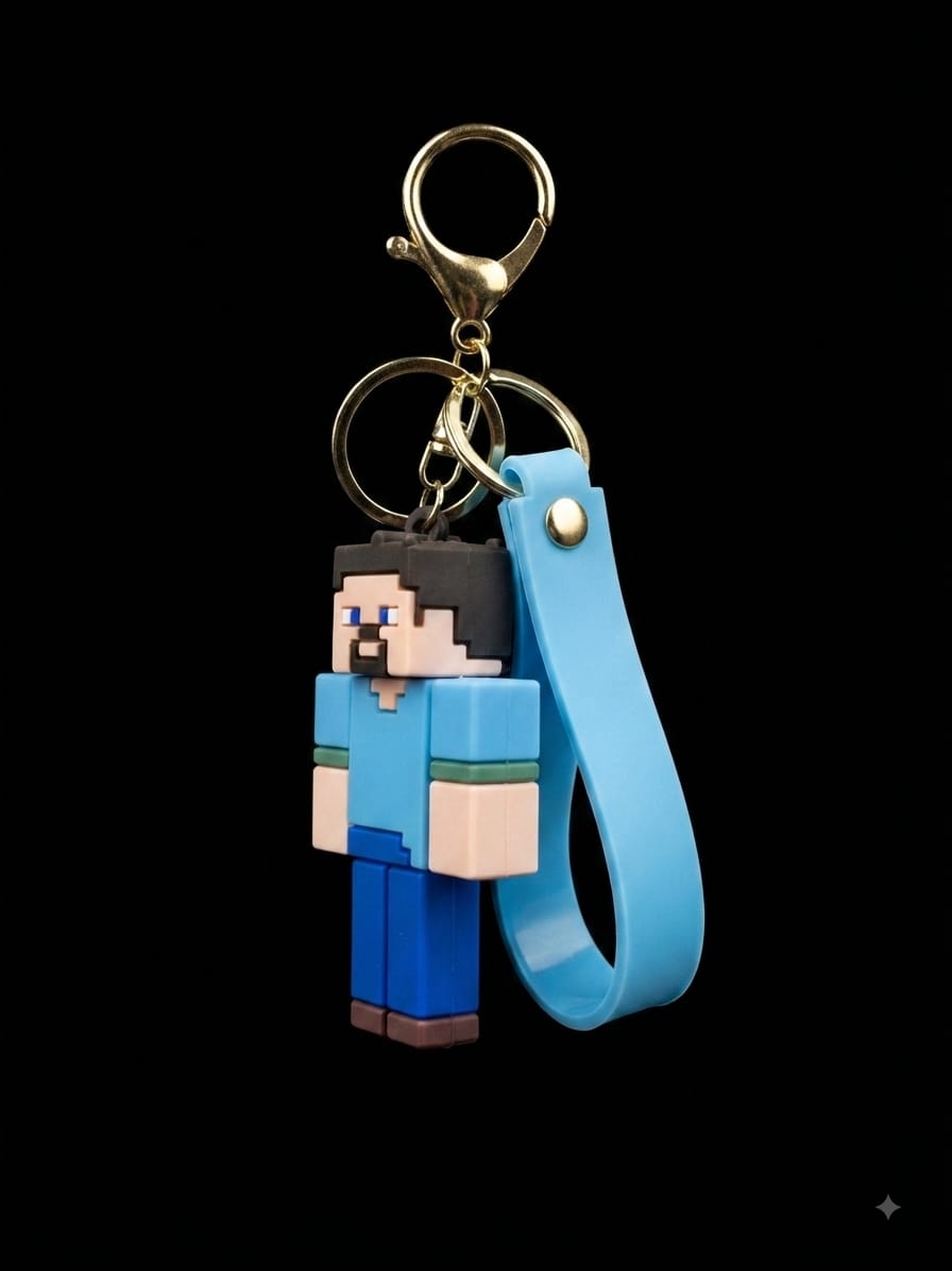 Bigman Minecraft Keychain