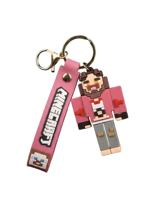 Bigman Minecraft Keychain