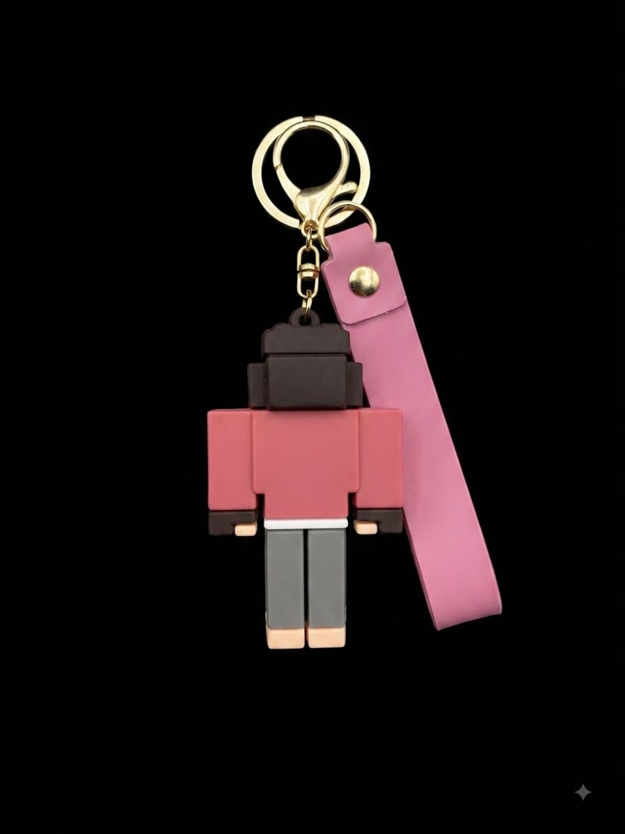Bigman Minecraft Keychain