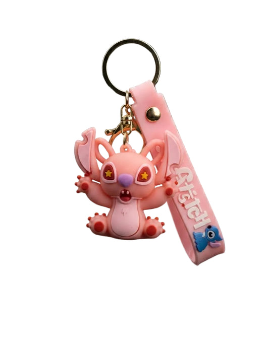 Pink Cute Character Keychain
